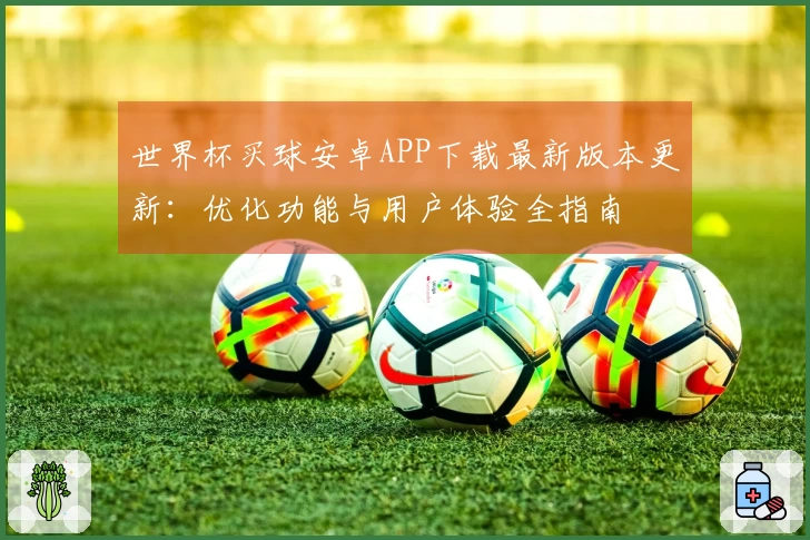 世界杯买球安卓APP下载最新版本更新：优化功能与用户体验全指南