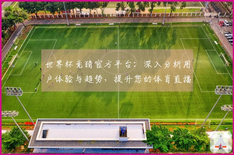 世界杯竞猜官方平台：深入分析用户体验与趋势，提升您的体育直播享受